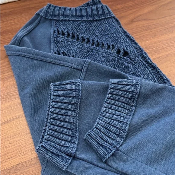 FREE PEOPLE SWEETNESS CROPPED SWEATSHIRT - Picture 8 of 10